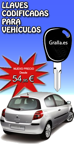 Oferta de llaves vehiculos a 49 Euros