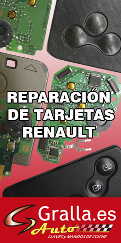 Reparación de tarjetas de Renault