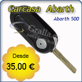 Carcasa llave Abatible Abarth 500
