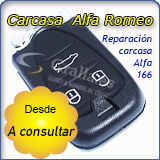 Carcasa llave Alfa Romeo 166