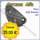 Carcasa llave Alfa Romeo 147