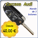 Carcasa llave Audi