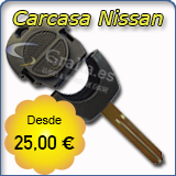 Carcasa llave Nissan