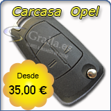 Carcasa llave Opel