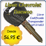 Oferta en llaves Chevrolet Daewoo