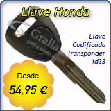 Oferta en llaves Honda