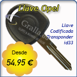 Oferta en llaves Opel
