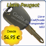 Oferta en llaves Peugeot
