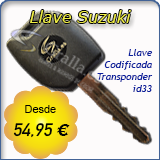 Oferta en llaves Suzuki