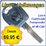 Llave Codificada Volkswagen CAN y UDS